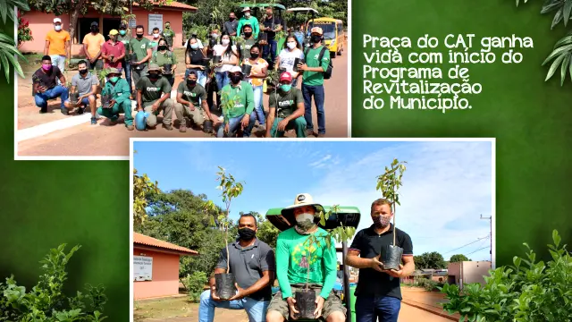 A Prefeitura Municipal, por meio da Secretaria Municipal de Desenvolvimento Econômico, Meio Ambiente e Turismo em parceria com demais secretarias e entidades, realizou os trabalhos de revitalização da Praça do Cat, dando início ao processo de readequação de diversos espaços públicos de Mateiros.