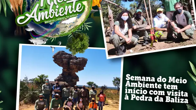 Semana do Meio Ambiente tem início com visita à Pedra da Baliza