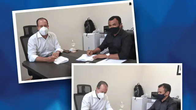 O prefeito de Mateiros, Pastor João Martins, assinou nesta quarta-feira, 4, convênio junto com o superintendente do Sebrae, Moisés Pinto Gomes, para o município participar do Programa Cidade Empreendedora.