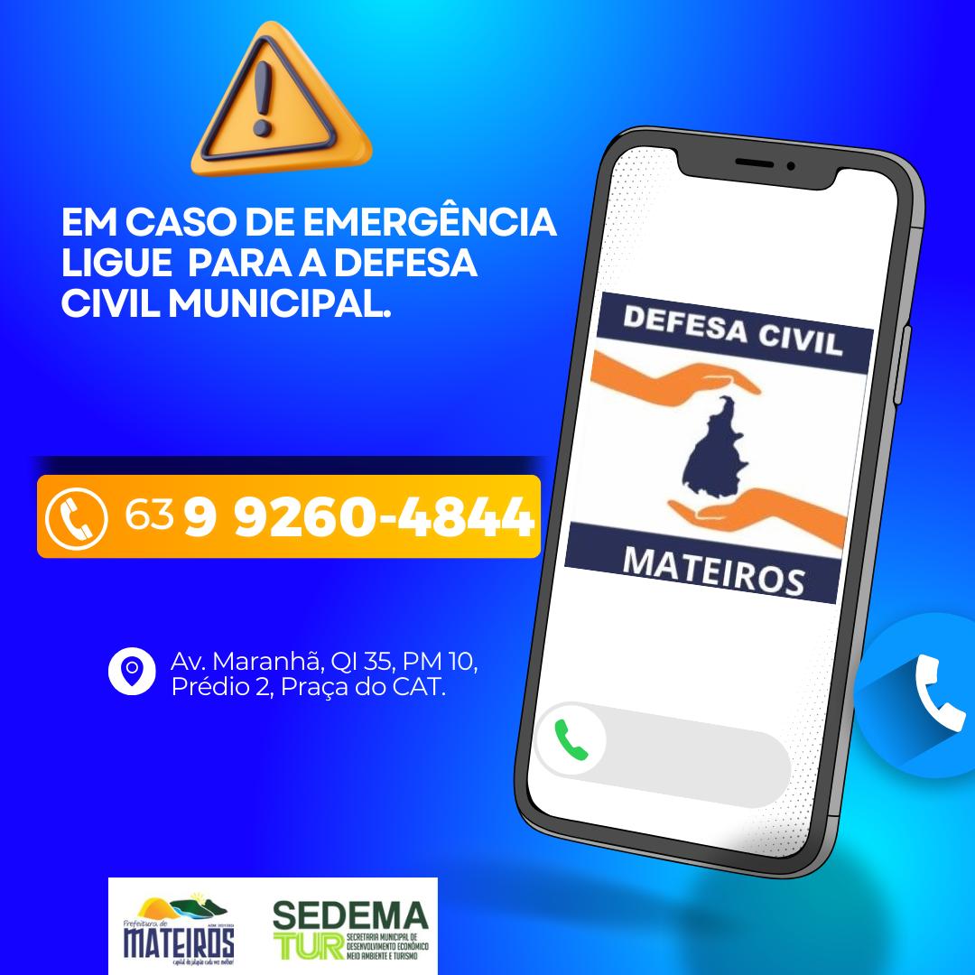 Defesa Civil de Mateiros