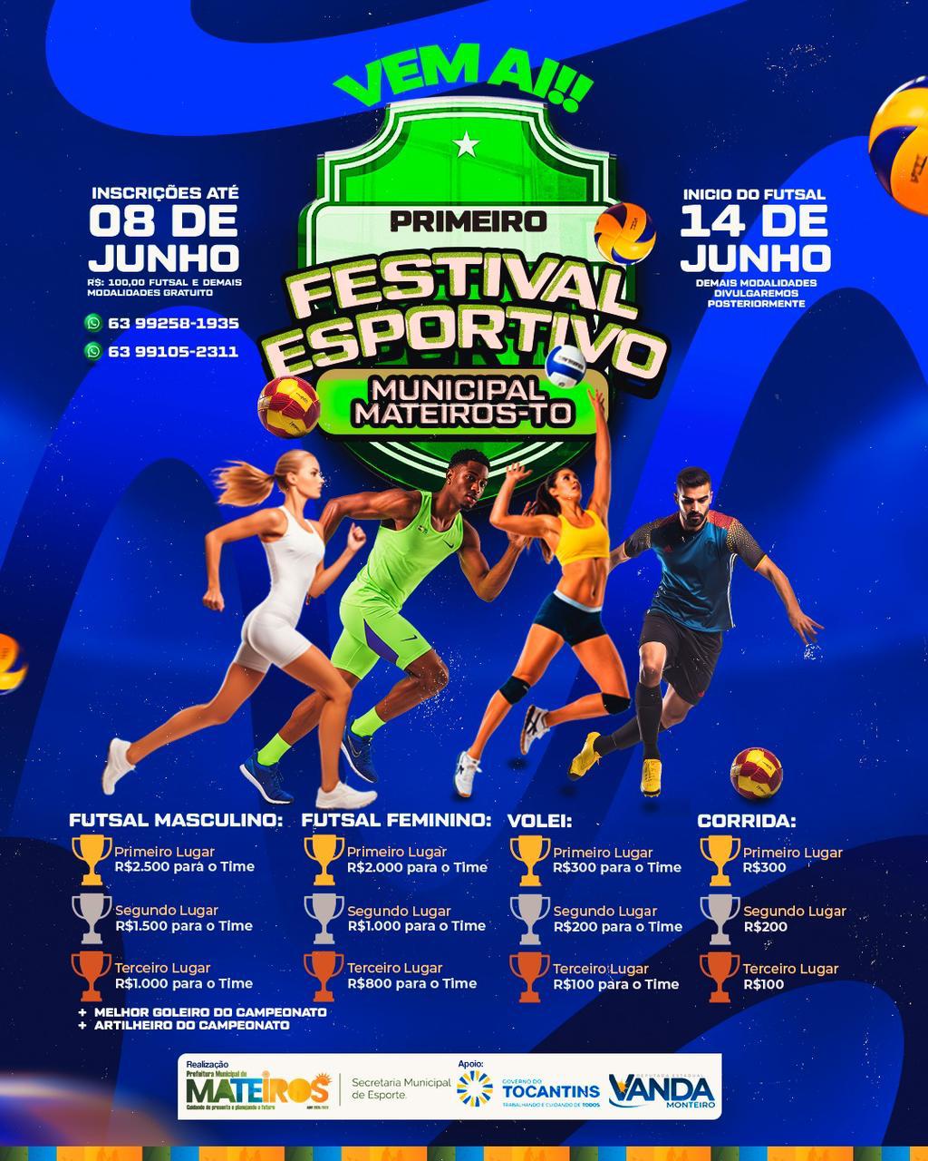 1º Festival Esportivo de Mateiros Marca Nova Fase para o Esporte no Município
